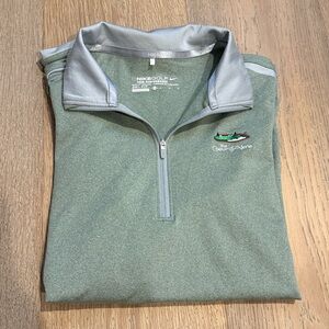 Women's Green Nike Quarter-Zip Pullover Coeur d’Alene golf course
